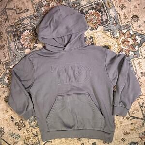 Taylor Swift The Tortured Poets Department Hoodie Sweatshirt Youth Medium Gray